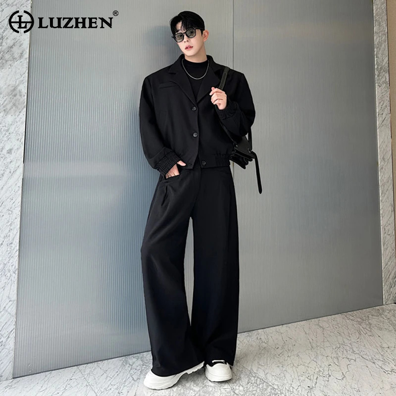 Street Fashion Jacket - Veste décontractée à col blazer LUZHEN
