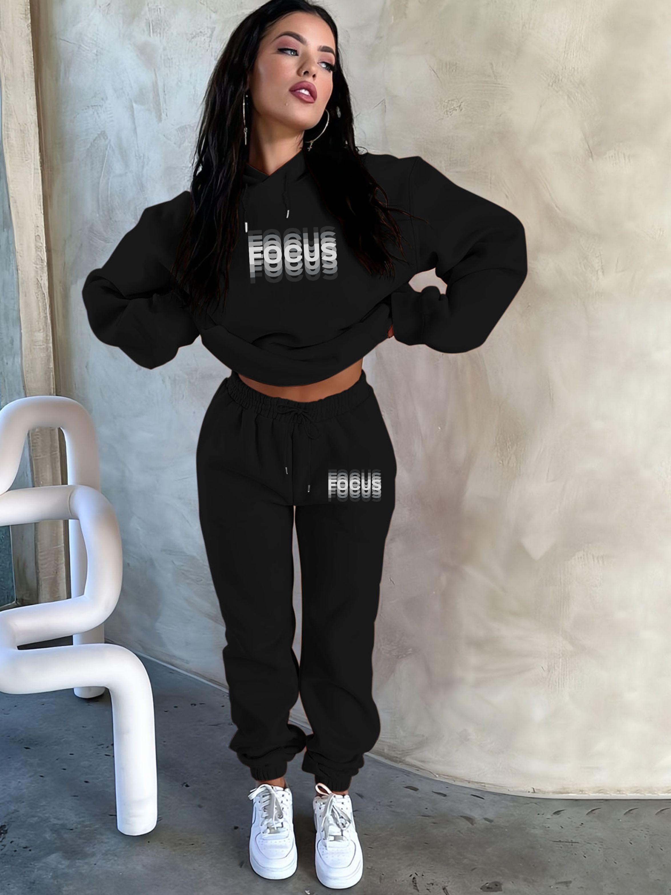 Street Fashion Us - Ensemble de survêtement sportif décontracté et