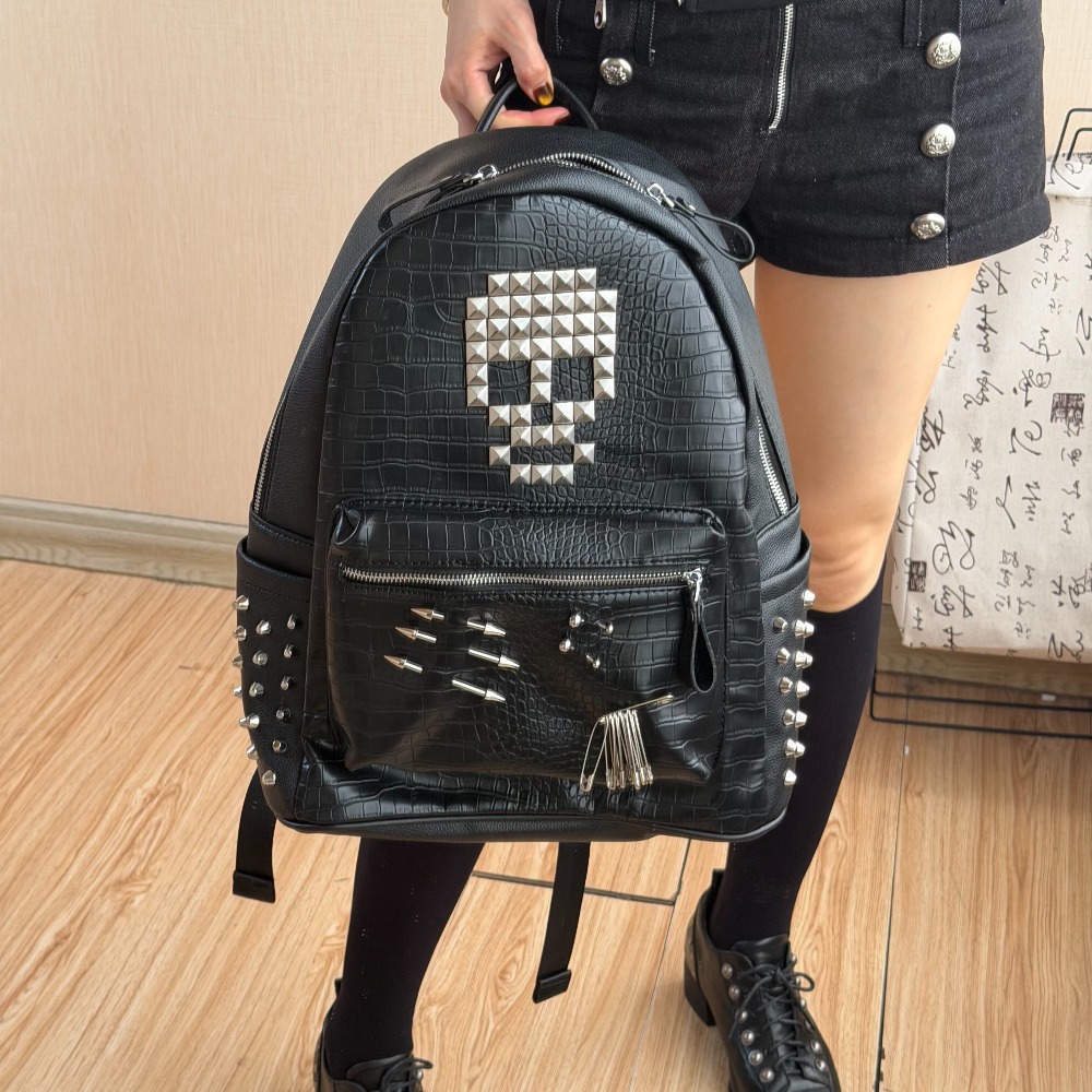 Street Fashion Women - Sac à dos original noir à