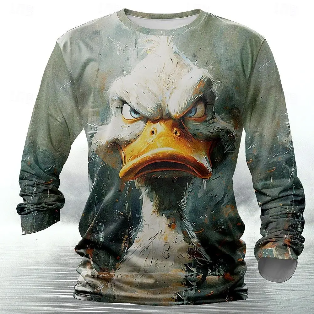 Street Fashion In China - T-shirt pour hommes à imprimé animal