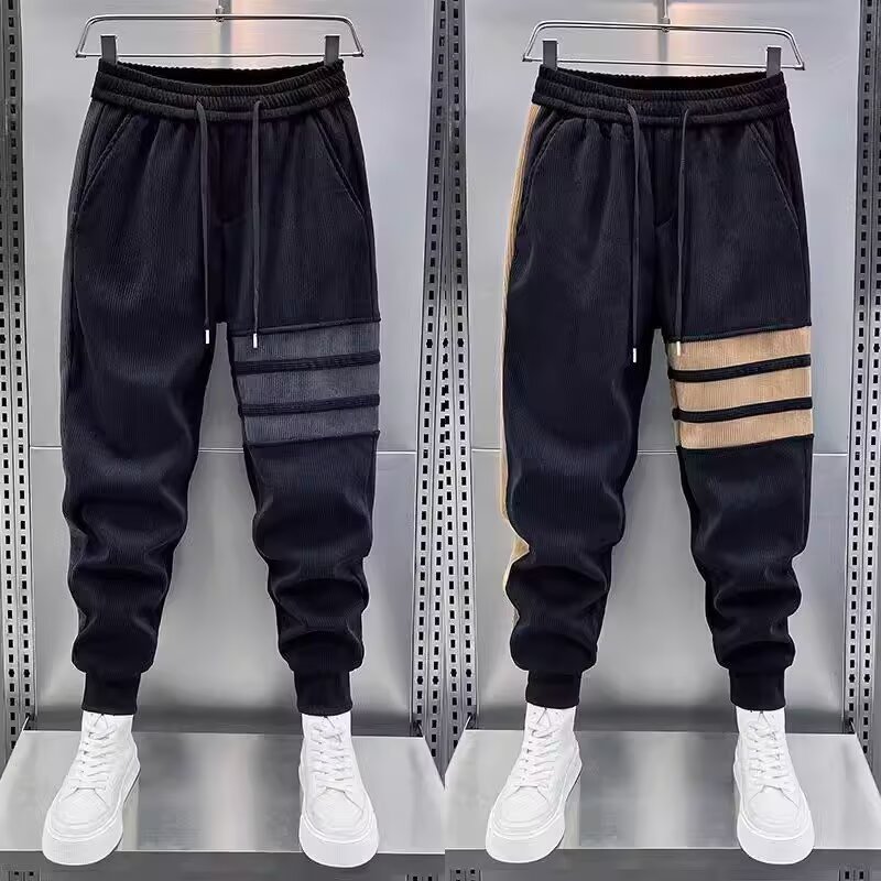 Running Pant Jogger - ChimMen-Joggers décontractés en coton noir pour