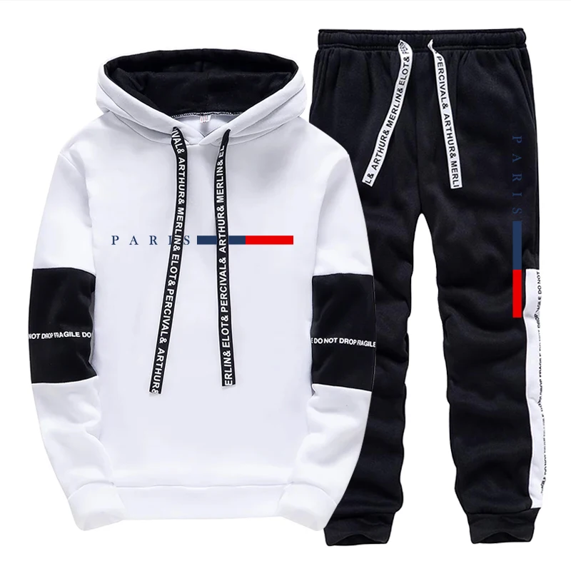 Street Fashion In China - Ensemble Homme/Haut à Capuche/Pantalon – Mode