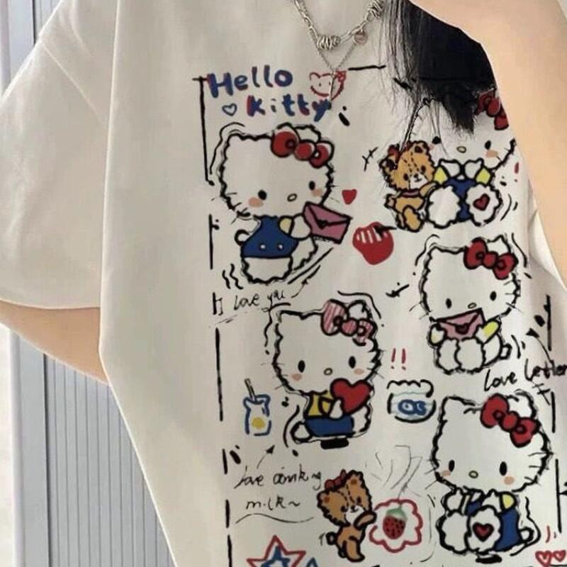 Street Fashion Us - T-shirt à manches courtes pour femme,