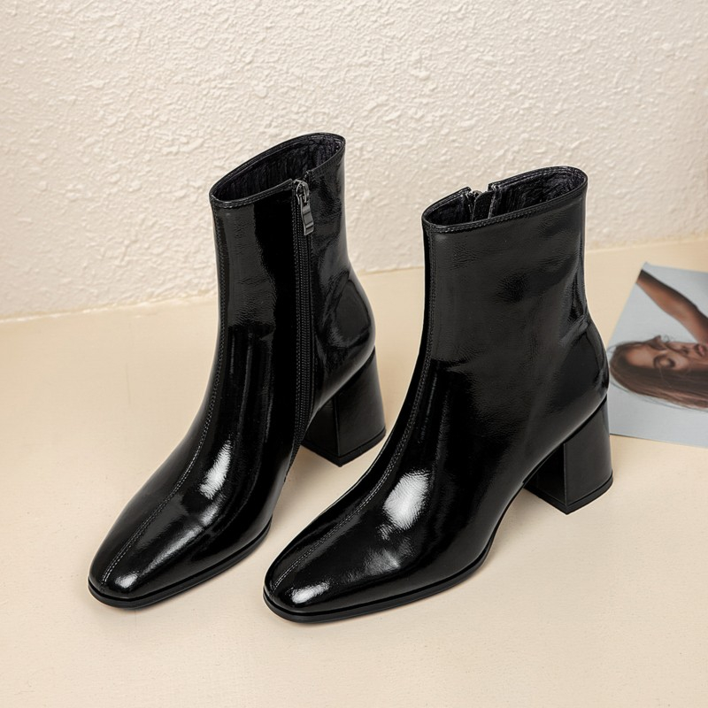 Bottines courtes d'hiver de st - French Street Fashion avis et prix