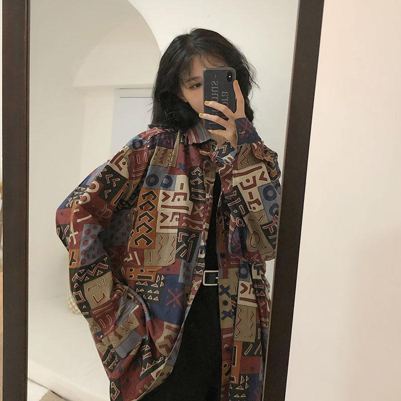 Chemisier Vintage Harajuku pou - Street Fashion Korea avis et prix