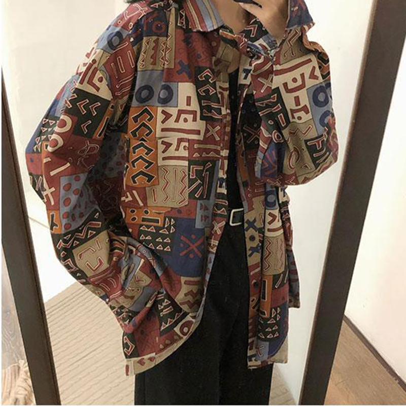 Chemisier Vintage Harajuku pou - Street Fashion Korea avis et prix