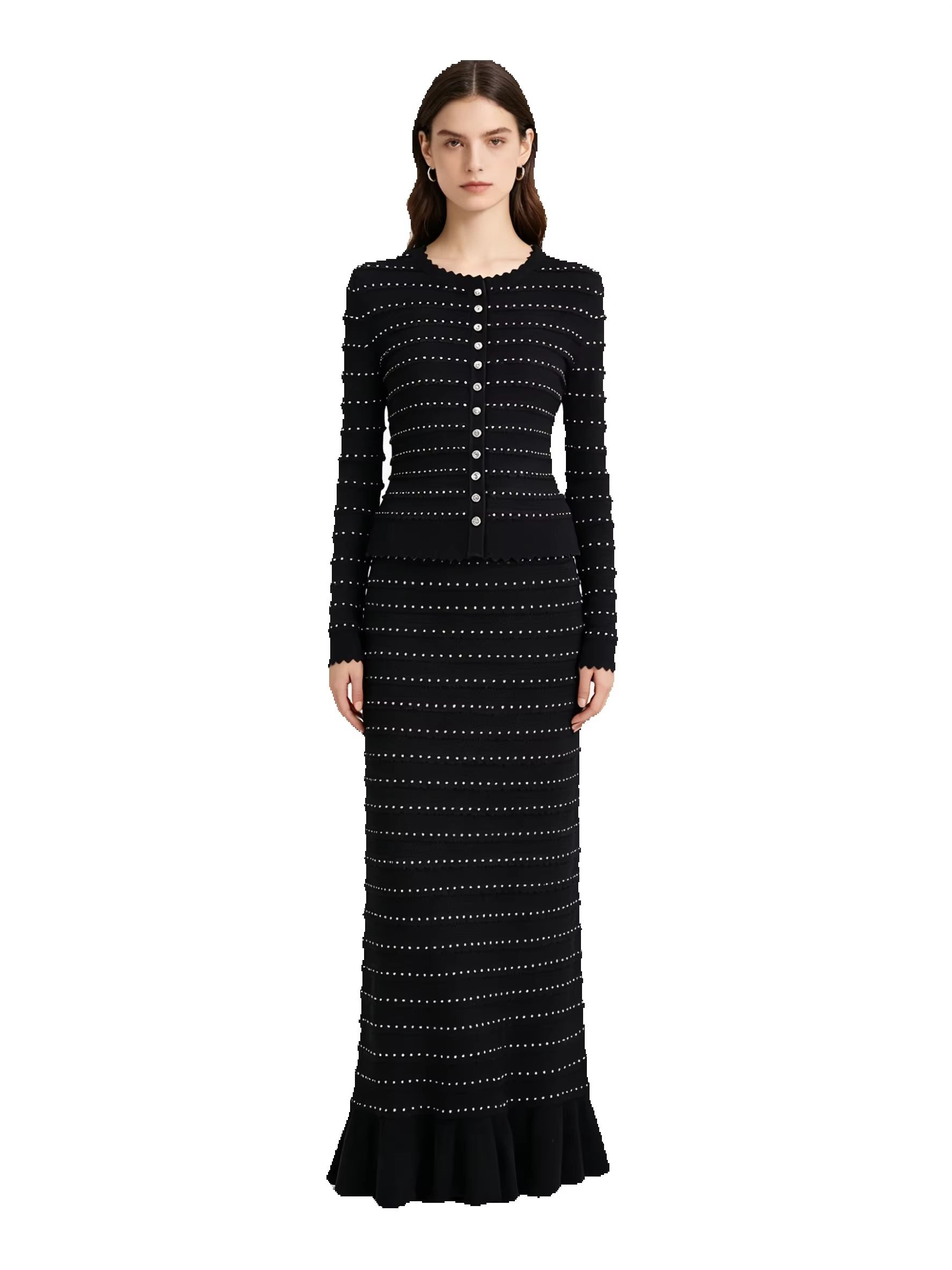 Ensemble haut et jupe mi-longu - Street Fashion Jacket avis et prix