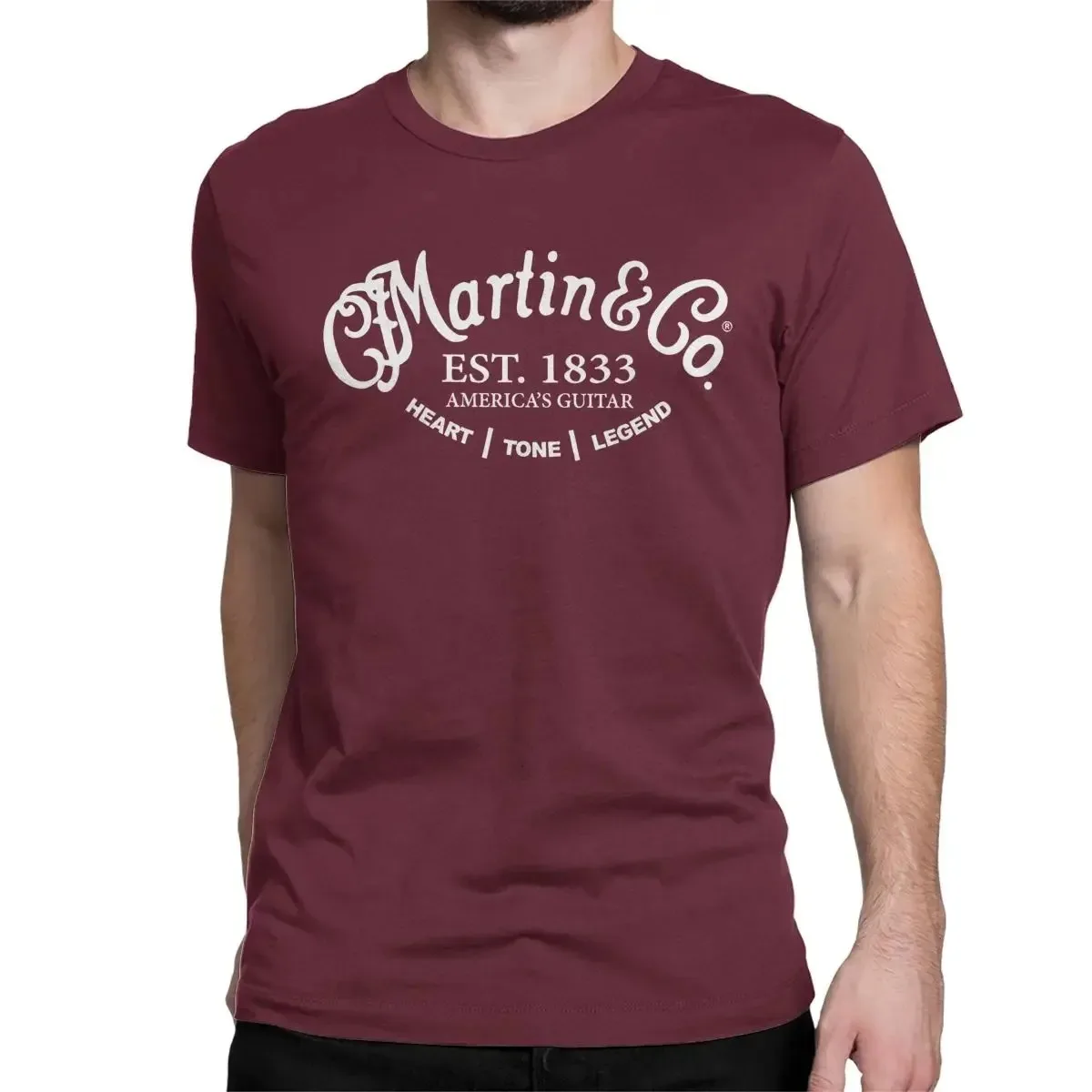 T-shirt noir à lettres guitare - Street Fashion Co avis et prix