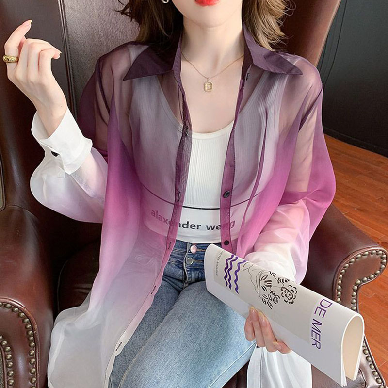 Chemise en mousseline de soie  - Street Fashion Korea avis et prix