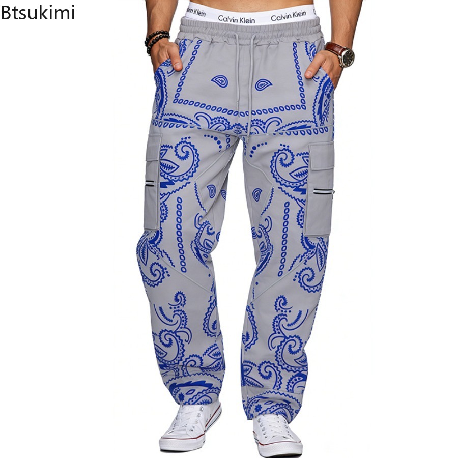 Pantalon cargo ample imprimé t - Street Fashion Trends 2026 avis et prix