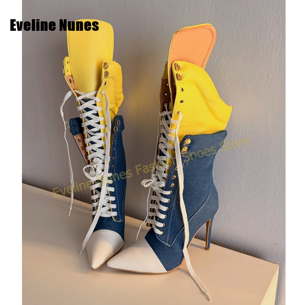 Bottes en jean rétro Y2K pour  - Street Fashion Trends 2026 avis et prix