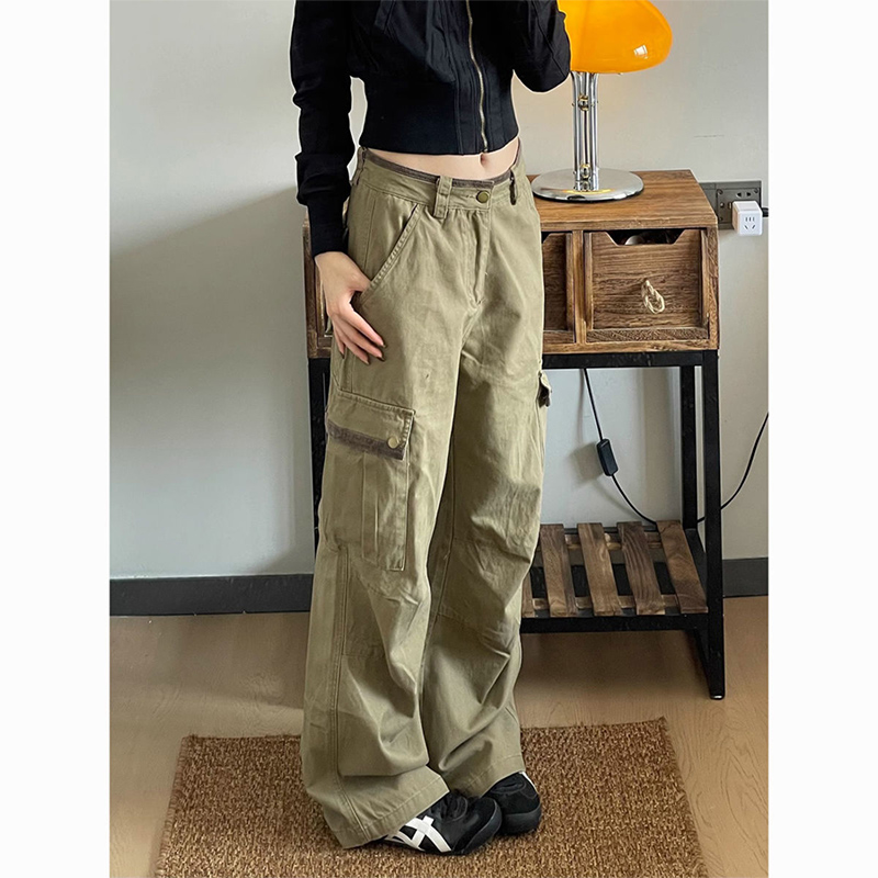 Nouveau Baggy kaki Cargo panta - Japanese Street Fashion Female avis et prix