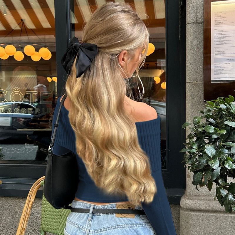 Haut court à épaules dénudées  - Street Fashion Us avis et prix